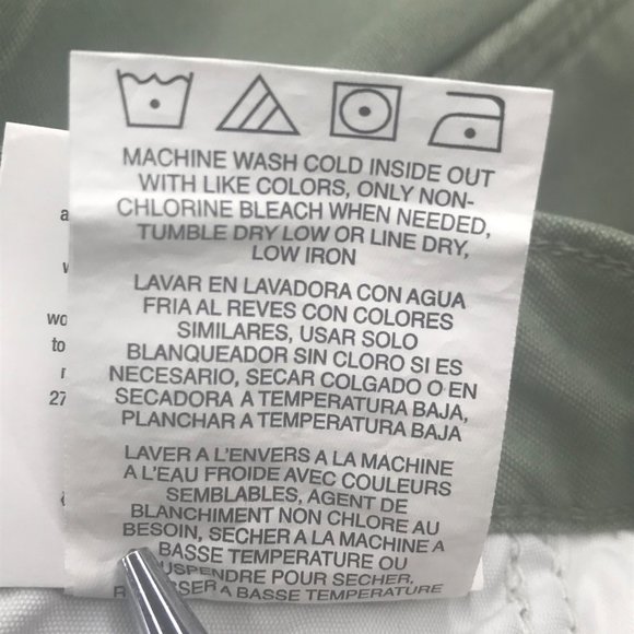 Lee Women's 22M Hi-Rise Regular Fit Deeplichengreen Utility Short New With Tags - Picture 7 of 13